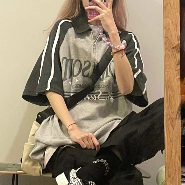 POLO Raglan Oversized Short Sleeve Tee